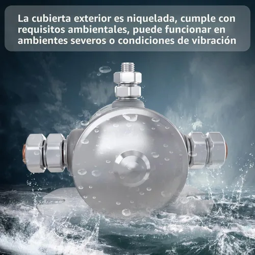 Vista 4 de Newdeli Max 200A Trombetta - Relé solenoide continuo de 3 terminales, de alta resistencia, para cabestrante marino 24106 SPST Solenoide 12VDC