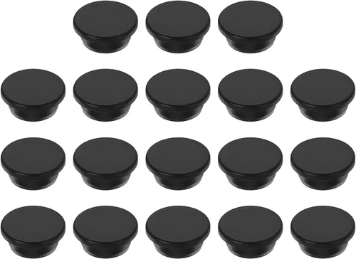 Vista 130 de MECCANIXITY - Tapones de silicona en forma de T (26mm, 1 pulgada de diámetro), color negro
