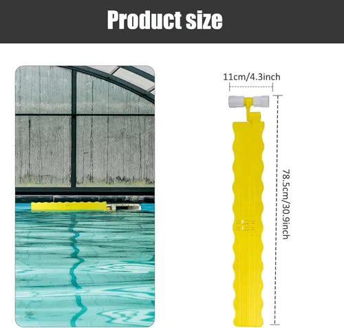 Vista 9 de NICENICY Brazo de desnatador de piscina, protector de desnatador de piscina, desnatador de piscina manos libres para recoger escombros, se adapta a