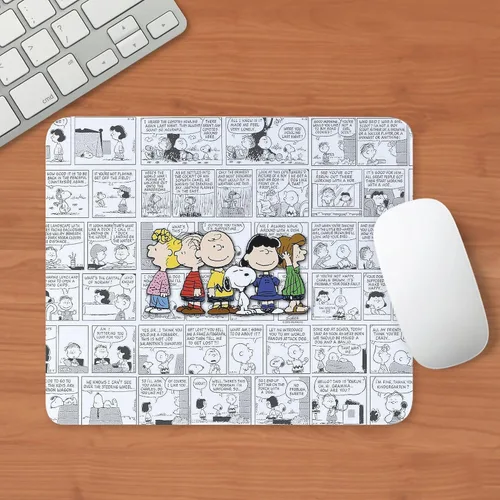 Vista 3 de CafePress The Peanuts Gang - Alfombrilla de mouse de goma antideslizante