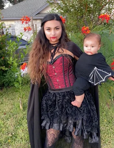 Vista 4 de Mameluco con capucha para bebé recién nacido, con capucha, para Halloween, para Halloween, con capucha