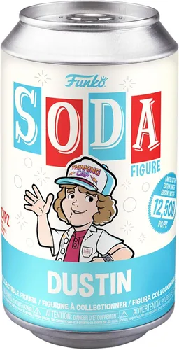 Vista 2 de Dustin (Stranger Things) Funko Vinyl Soda