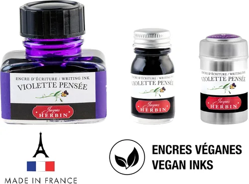Vista 5 de J. Herbin Fountn - Tinta para bolígrafo (1.0 fl oz), color violeta