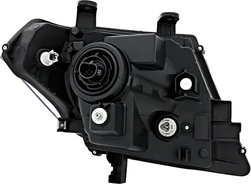 Vista 5 de Para Faros Nissan Frontier Set de Lámparas 2009 2010 2011 2012 2013 2014 2015 2016 2017 2018 2019 Halógeno Lado del Conductor y del Pasajero
