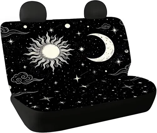 Vista 8 de AFPANQZ Funda protectora para asiento trasero de automóvil, con bandera patriótica estadounidense, solo para asiento trasero de automóvil, camión