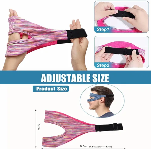 Vista 5 de IYTYIR VR Eye Mask Face Cover Breathable Sweat Band Designed Adjustable Sizes Padding with Virtual Reality Headsets for VR Workouts,Oculus Quest 2