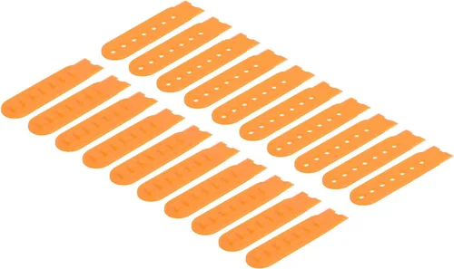 Vista 31 de uxcell Tapa de correa Snapback, agujeros de plástico ajustable sombrero broche hebilla reemplazo para reparación de tapas