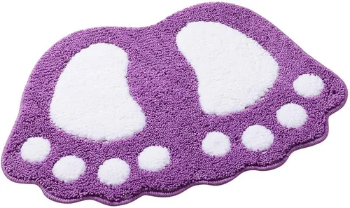 Vista 10 de MIFXIN Alfombra de baño con pies grandes, antideslizante, suave, absorbente, alfombra de área (rosa, 16 x 24 pulgadas)