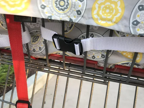 Vista 7 de Funda doble doble para carrito de compras para hermanos bebés con funda de transporte. Garantizado para adaptarse a tiendas de comestibles