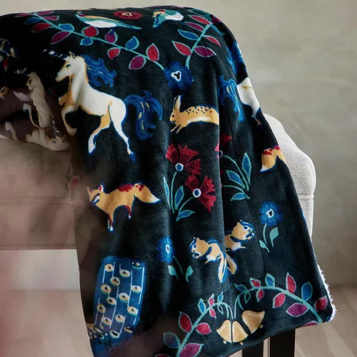 Vista 4 de Vera Bradley Manta Throw de Lana Polar Cozy Life para Mujer, Tamaño único