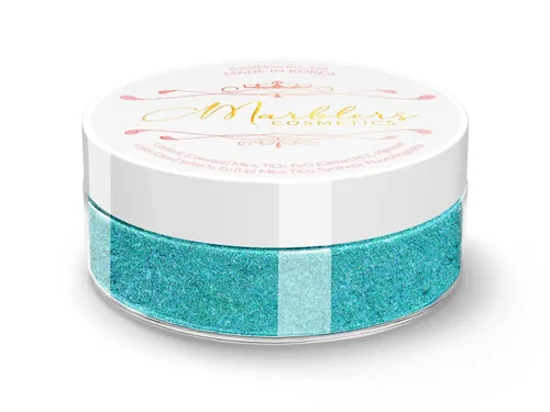 Vista 85 de MARBLERS Polvo de mica natural grueso [perla azul acero] 0.11 onzas (0.11 oz) altamente pigmentado no tóxico, vegano, libre de crueldad animal