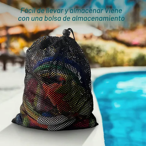 Vista 4 de Jasonwell - Juego de 25 juguetes de piscina con palos de buceo y anillos, tesoros submarinos, bandidos de torpedos, peces, etc. Divertido juguete