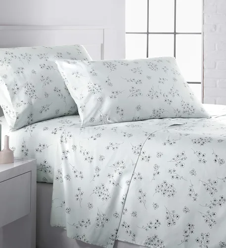 Vista 30 de Southshore Fine Living, Inc. Colección Winter Brush, juego de sábanas de 3 piezas para cama individual, sábana bajera con bolsillo profundo de 14