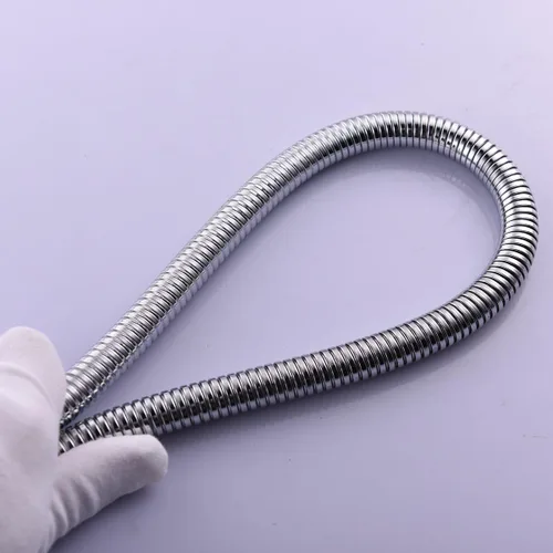 Vista 4 de CIENCIA Manguera de ducha RV de 4.9 ft de acero inoxidable flexible de repuesto con accesorios de latón, FHA018