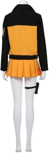 Vista 3 de Uzumaki - Disfraz de kimono con diadema vestido de Halloween para mujer