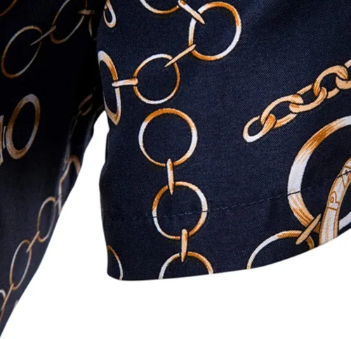 Vista 5 de XZNB Camisa hawaiana de manga corta para hombre con botones y estampado de verano para playa camisas de vestir con cuello vuelto azul marino L