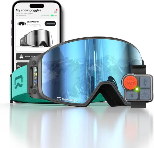 Vista 10 de Multifunctional Smart Wireless Ski Goggles with Walkie-Talkie, Anti-Fog Zeiss Lens, Music & Call Function