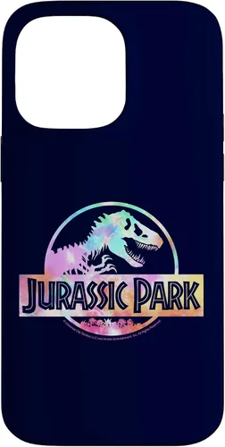 Vista 21 de Funda con logotipo para iPhone 16 Jurassic Park Tie Dye Fill