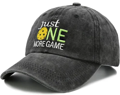 Vista 2 de Waldeal Pickleball Hat,Adjustable Embroidered Washed Baseball Cap for Men Women