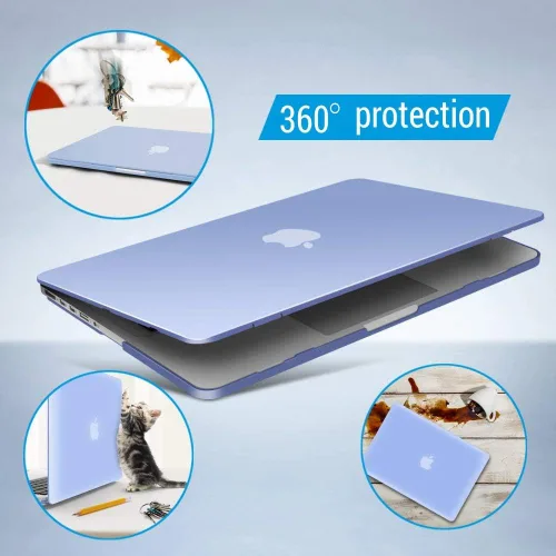 Vista 17 de IBENZER - Compatible con Funda para MacBook Pro de 13 Pulgadas 2015 2014 2013 Finales 2012 A1502 A1425, Carcasa Rígida con Cubierta para Teclado
