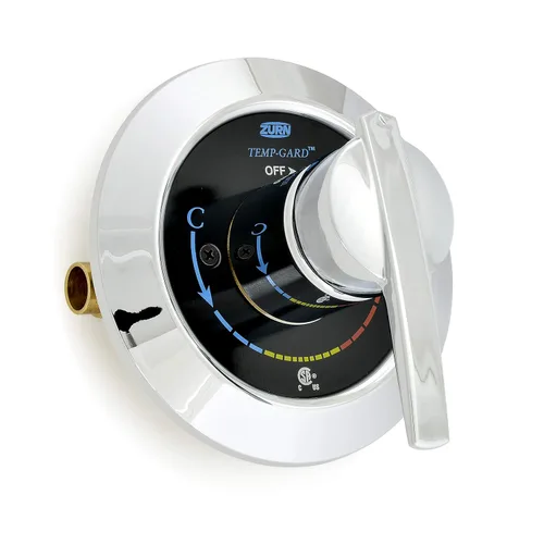 Vista 4 de Zurn Z7100-SS-LH - Temp-Gard I - Manijas de palanca y ducha