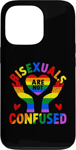 Vista 10 de iPhone 16 LGBTQ Gay Lesbian Funny Bisexuals Not Confused Pride Graphic Case