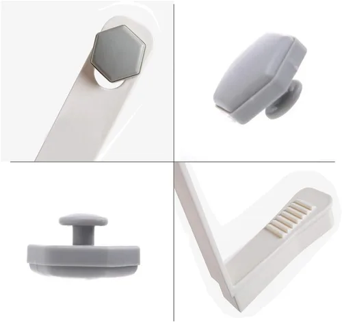 Vista 2 de 4 soportes para sábanas, nuevo enfoque para mantener tus sábanas en tu colchón, sin correas elásticas ni clips. Fácil de instalar (gris)
