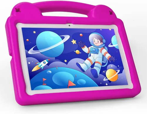Vista 10 de Tableta para niños, tableta Android 15 de 10 pulgadas, 8 GB de RAM y 64 GB de ROM, CPU Octa-Core, Wi-Fi 6 de doble banda, batería de 5000 mAh Azul