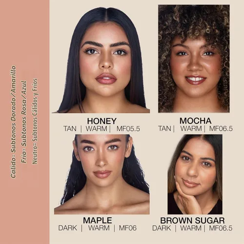 Vista 8 de bellapierre Mineral Foundation SPF 15 - Base de maquillaje mineral de cobertura completa con acabado mate, vegano, libre de crueldad