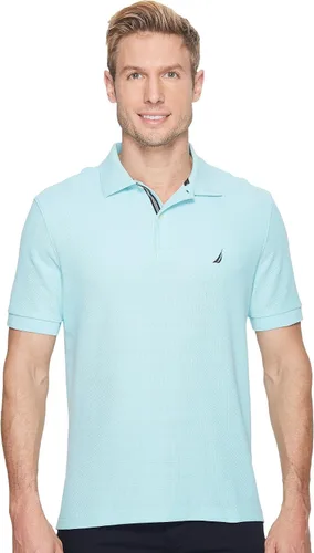 Vista 83 de Nautica playera polo clásica de mangas cortas, color sólido, para hombre