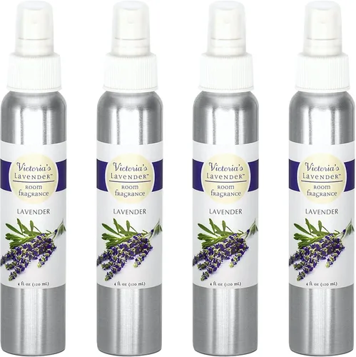 Vista 9 de Victoria's Lavender Spray de fragancia para habitación, ambientador y eliminador de olores, espray de lavanda, aroma de aceite esencial de lujo