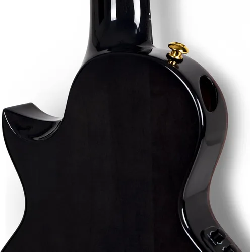 Vista 7 de Ukelele Enya Tenor completamente de madera de arce flameado con captador acústico AcousticPlus incorporado y estuche de lujo