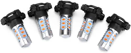 Vista 2 de 2 piezas de ámbar sin errores LED SMD PY24W luces de señal de giro para BMW E90 E92 E93 328i 335i M3