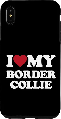 Vista 11 de iPhone 16 I Love My Border Collie - I Heart My Border Collie Case