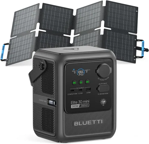 Vista 16 de BLUETTI Elite 30 V2 Estación de energía portátil 288Wh 600W LFP generador solar