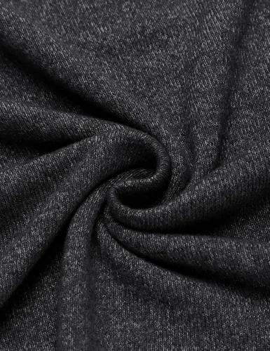Vista 5 de COOFANDY Paquete de 2 camisetas básicas de algodón para hombre, de manga larga, ligeras, casuales, de algodón