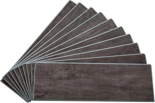 Vista 10 de Palisade Azulejos de vinilo entrelazados impermeables para pared/salpicadero para cocina o baño en mármol español (muestra de 4.5x11 pulgadas)