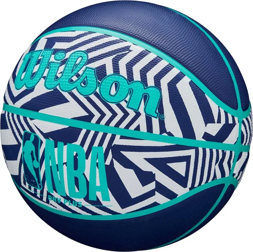 Vista 3 de WILSON NBA DRV Plus Dazzle Camo - Baloncesto para exteriores, índigo/verde azulado, tamaño 7-29.5 pulgadas Dazzle Camo Indigo/Verde azulado