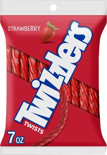 Vista 9 de TWIZZLERS Twists - Bolsa de dulces masticables con sabor a fresa, 7 onzas