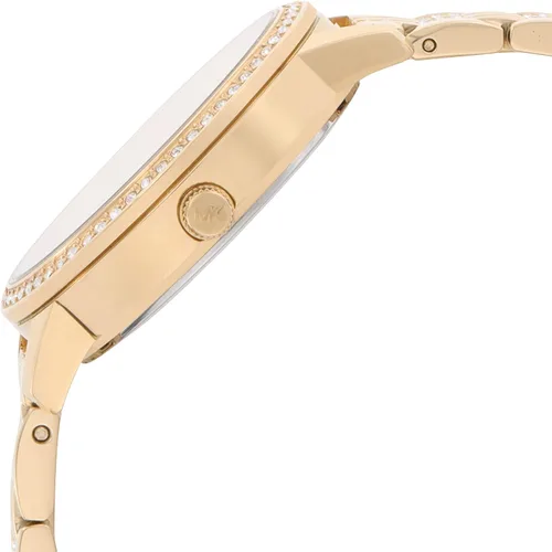 Vista 2 de Michael Kors MK4368 Melissa Reloj de acero inoxidable de tres manecillas doradas para mujer