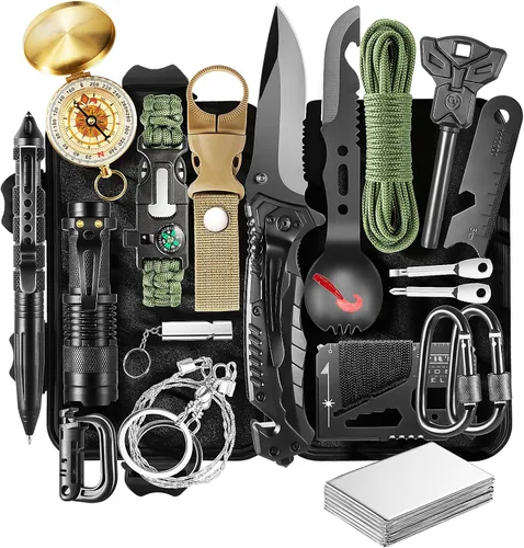 Vista 9 de Survival Kit, Camping Tools for Hiking, Fishing & Emergencies