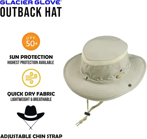 Vista 3 de Glaciar Guante Outback Sombrero