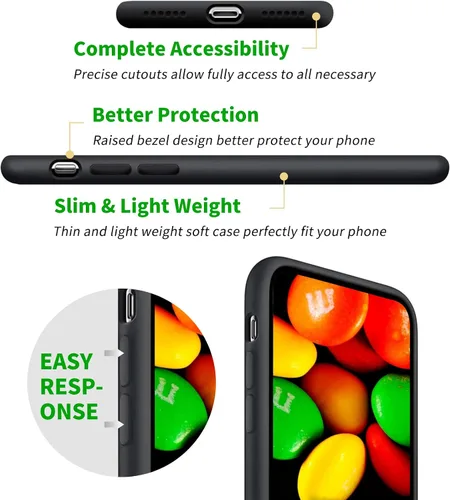 Vista 5 de Funda de silicona líquida para Motorola Moto Edge 2022, Moto Edge 2022 de 6.6 pulgadas, ligera, a prueba de golpes, antiarañazos, para Moto Edge 5G
