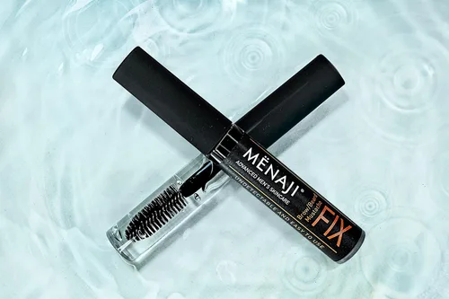 Vista 9 de MËNAJI The Fix Gel para barba y cejas para hombre, gel de sujeción y fijación con cepillo en espiral, duradero y duradero, mantiene el vello facial
