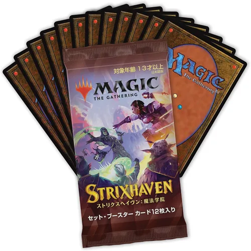 Vista 4 de Magic: The Gathering Strixhaven - Caja de refuerzo japonesa 30 paquetes (360 cartas mágicas)