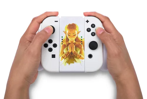 Vista 2 de PowerA Joy-Con Comfort Grip for Nintendo Switch - Princess Zelda game controller gamepad Nintendo Switch Lite