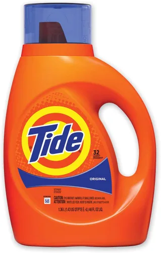 Vista 17 de Tide 13875CT Detergente líquido para ropa, original, botella de 25 onzas (caja de 6)