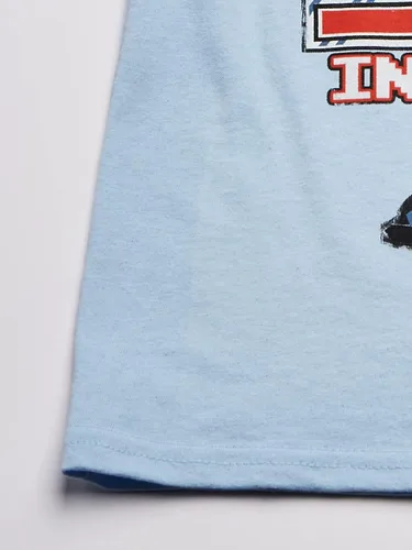 Vista 4 de Transformers Optimus Prime - Camiseta para niño, Celeste jaspeado , 56