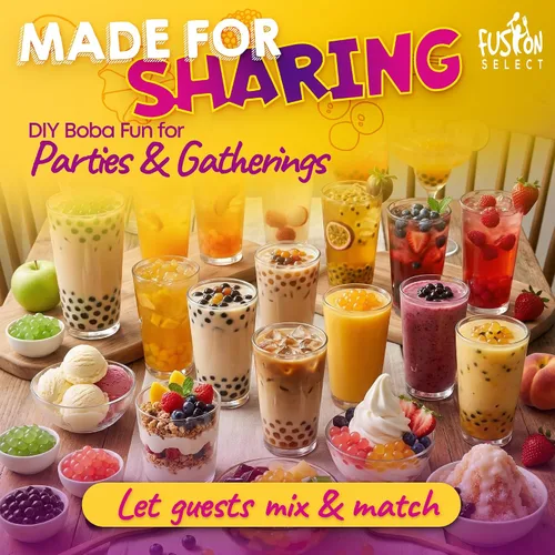 Vista 16 de Fusion Select - Perlas boba explosiva para aderezar té frutal