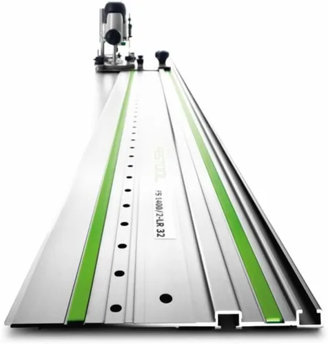 Vista 2 de Festool FS1400/2-LR32-55"(55.118 in)Carril de guía con agujeros para perforación. Modelo-496939